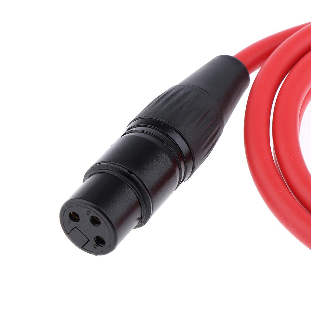RCA Đực Sang 3 Pin XLR Nữ Headphone Micro Kết Nối Âm Thanh 1M