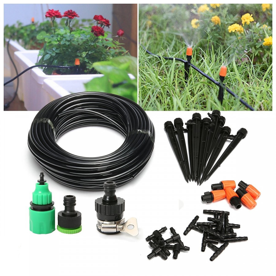 Bộ KIT tưới cây 2 trong 1 phun sương kết hợp nhỏ giọt