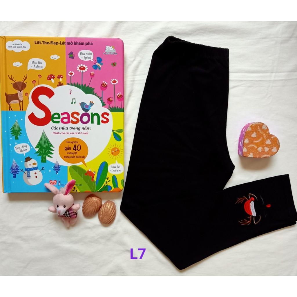 QUẦN THUN LEGGING KIDS COTTON 100% CO GIÃN THOẢI MÁI