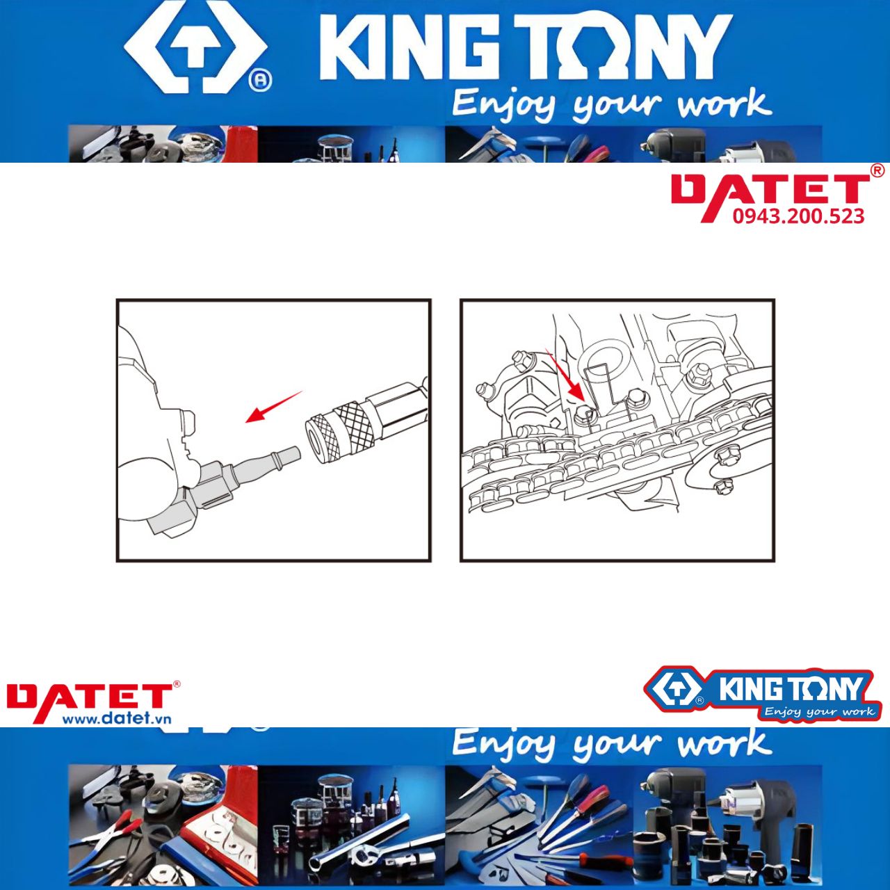 Bộ canh cam, cân cam BMW Kingtony 9AT1009E