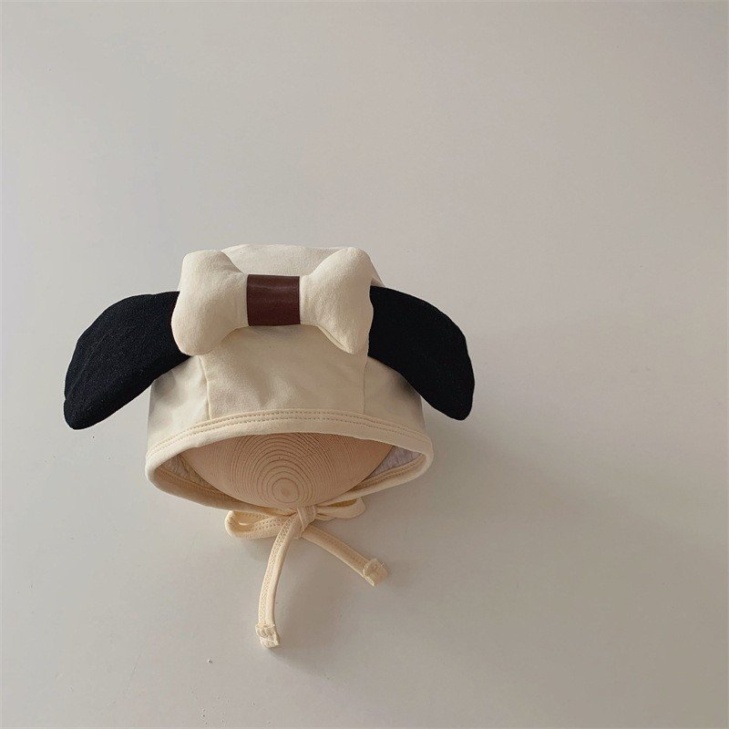Mũ cotton tai cún khúc xương bằng bông đáng yêu cho bé MD257 Mimo Baby