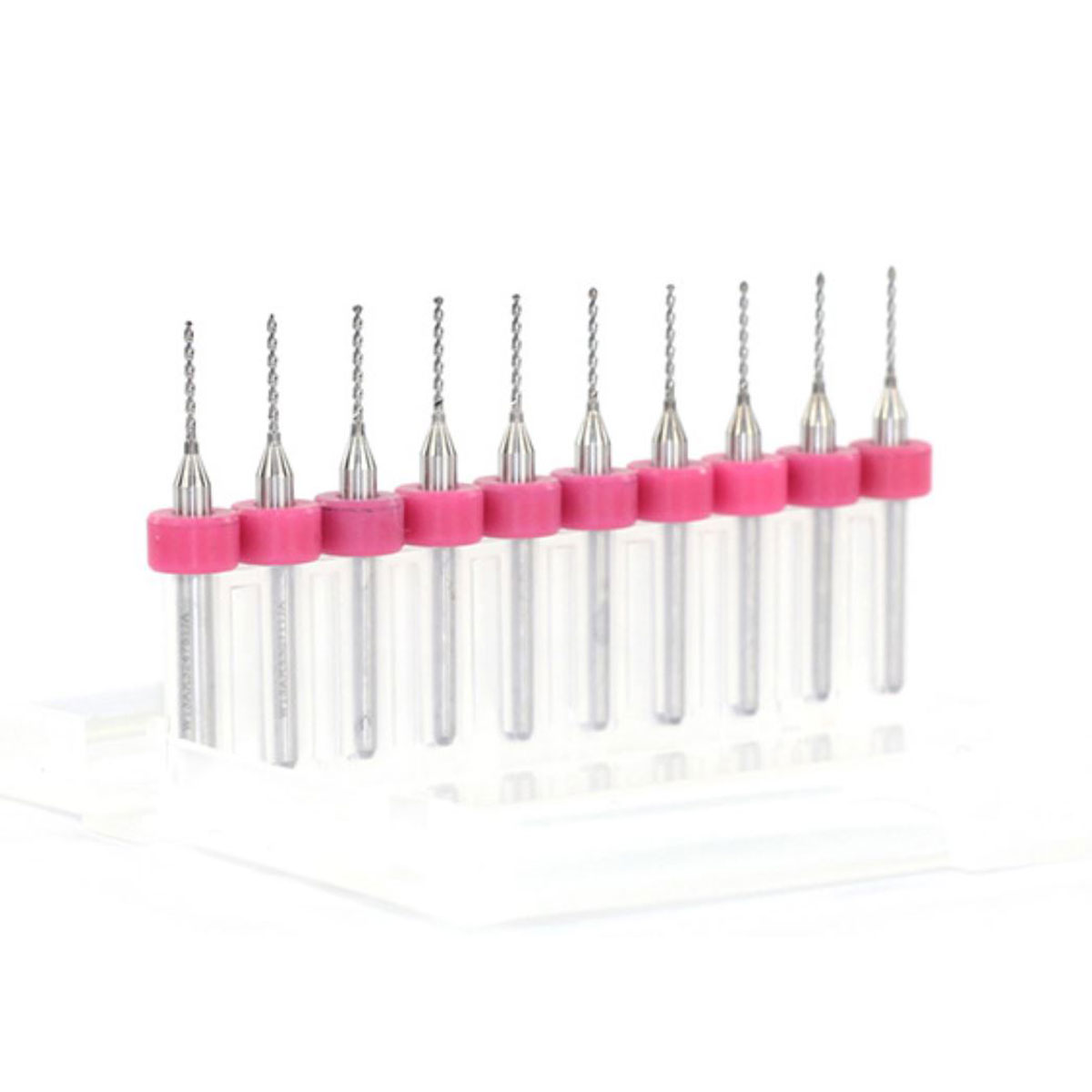 Hộp 10 Mũi Khoan CNC Cao Cấp Độ Chính Xác Cao Đường Kính 0.8mm