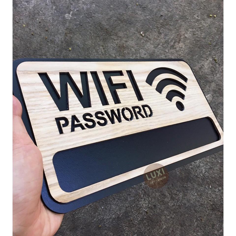 Bảng gỗ Password Wifi KHOAIGO DECOR