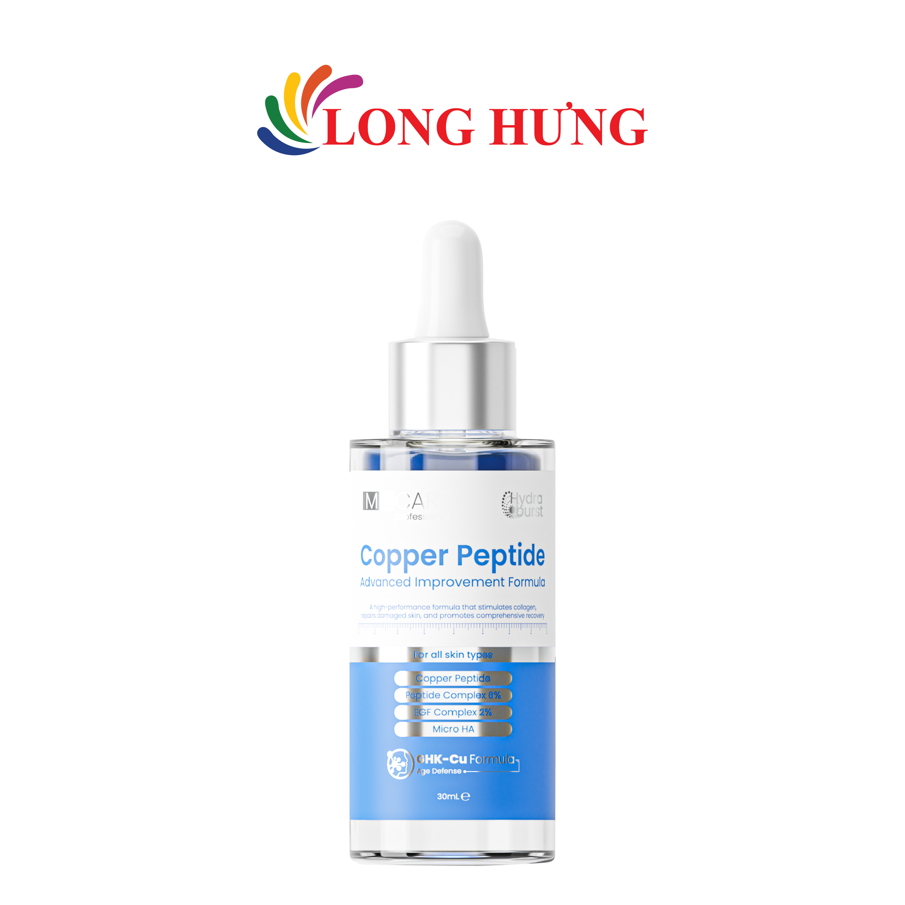 Tinh chất trẻ hóa da MD CARE Copper Peptide (30ml) - Hàng chính hãng