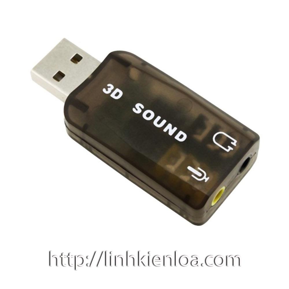 Card chuyển USB ra Sound - Card âm thanh USB dùng cho máy tính