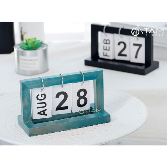 Lịch gỗ để bàn Vintage số 11
