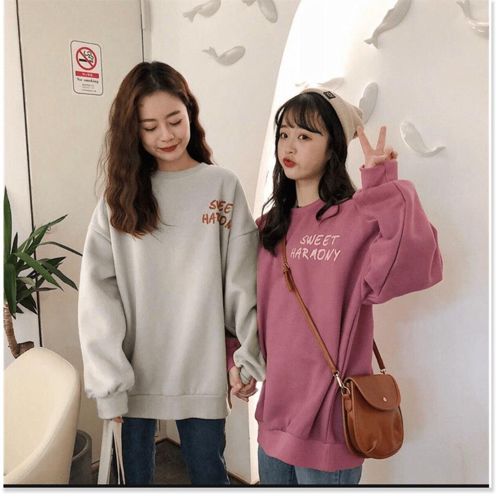 Áo hoodies cổ tròn phong cách hàn -trung , siêu tôn dáng , teen cho các bạn MẪU MỚI NHẤT HIỆN NAY