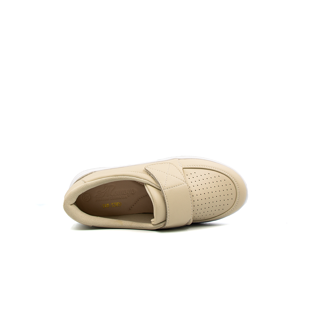 Giày Sneaker Nữ TOMOYO Da Microfiber Quai Dán TMW328