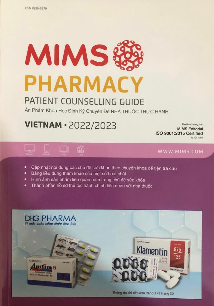 Sách - Mims Pharmacy 2023 Ấn phẩm khoa học định kỳ chuyên đề Nhà thuốc Thực hành