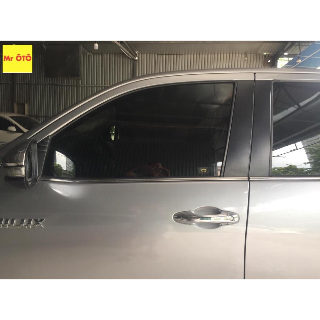 Rèm Che Nắng Xe Toyota Hilux 2016-2018 Loại 1. Cam Kết Chuẩn Khít Theo Xe