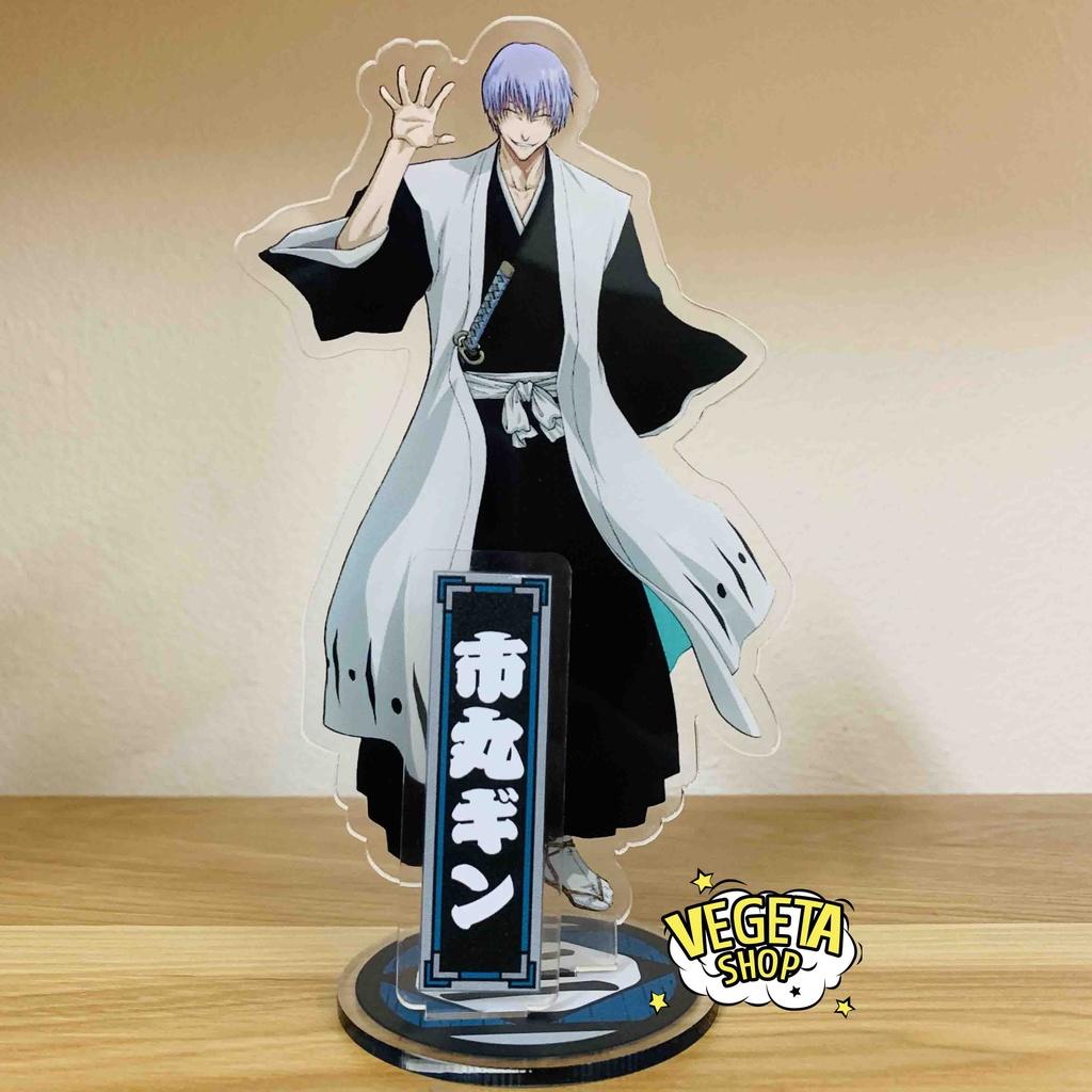 Mô Hình Tượng Standee Acrylic Mica 2 mặt - Bleach - Ichigo Rukia Kisuke Kenpachi Gin Byakuya Izuru Toshiro Aizen Renji