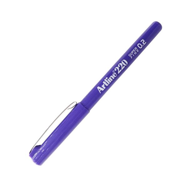 Bút Vẽ Kỹ Thuật 0.2 mm - Artline EK-220-PUR - Màu Tím