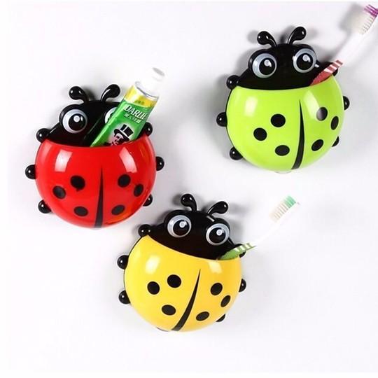 Set 10 bọ cánh cứng cắm bàn chải và kem đánh răng