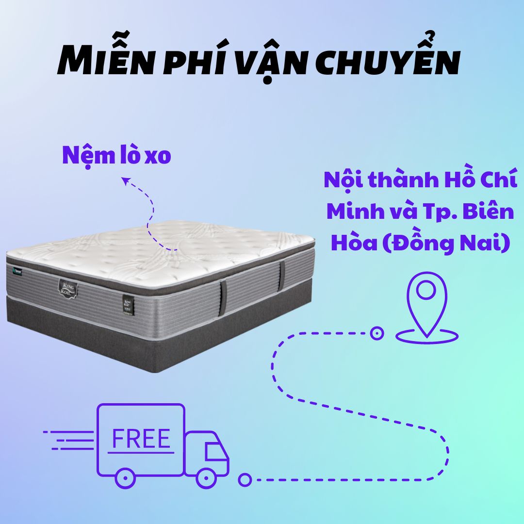 Nệm lò xo túi King Koil Cloud Pillow Top EDLX