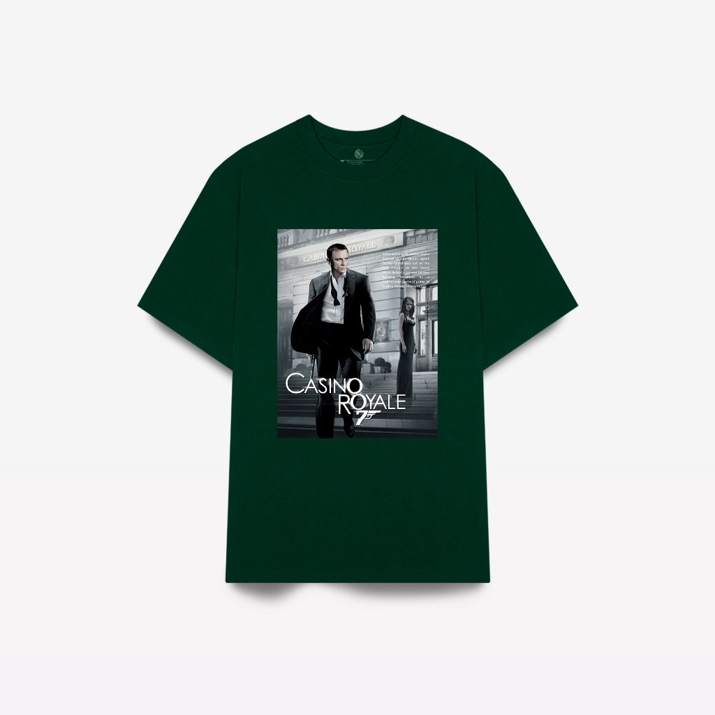 Áo Thun Form Rộng, Áo Phông Oversize Hình Điệp Viên 007 James Bond KOIN