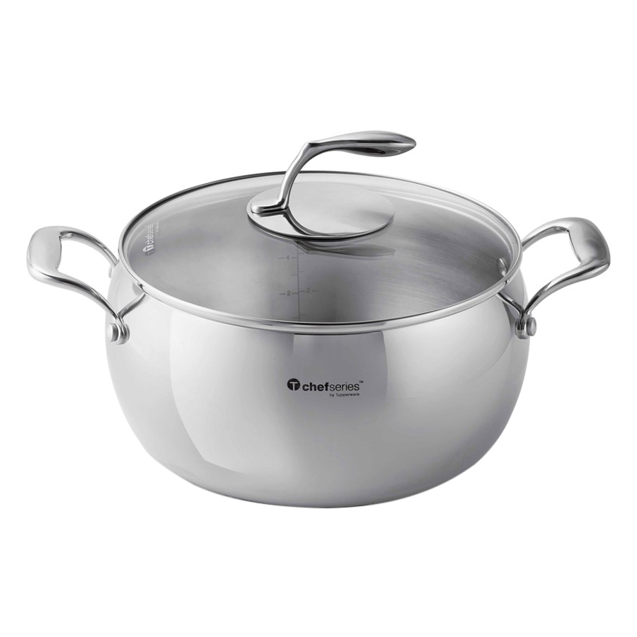 Nồi Tupperware Chef Series Casserole Nắp Kính (5.7L)