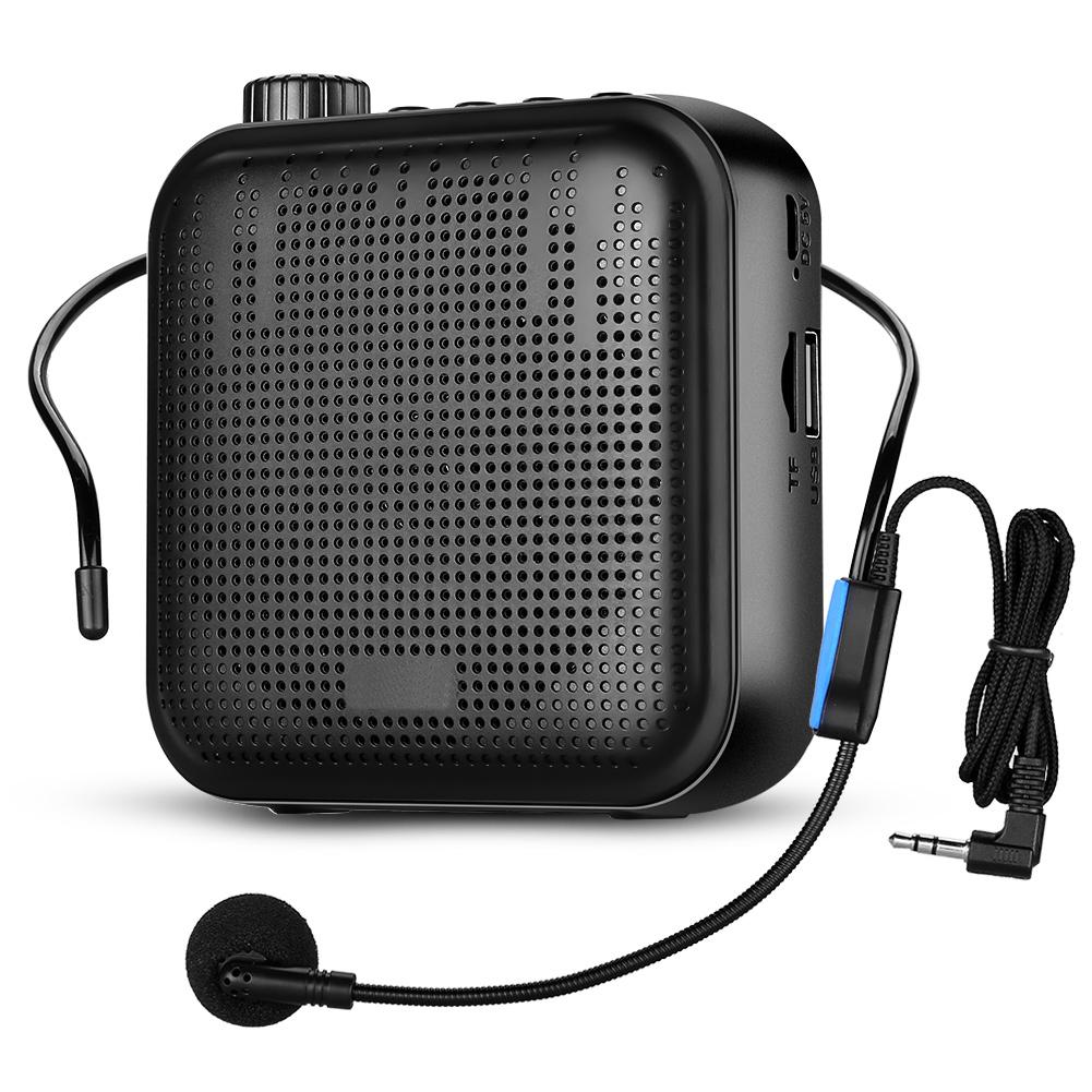 Bộ khuếch đại giọng nói di động Megaphone Audio loa âm thanh mini với loa siêu nhẹ có thể sạc lại micro cho giáo viên