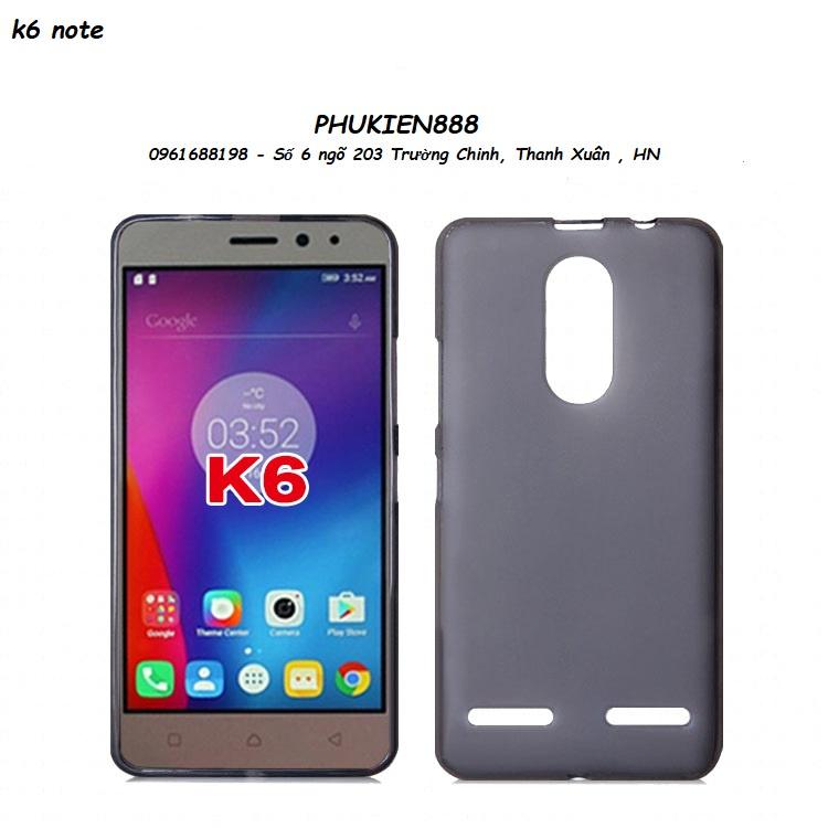 ỐP LƯNG DÀNH CHO ĐIỆN THOẠI LENOVO VIBE K6 NOTE