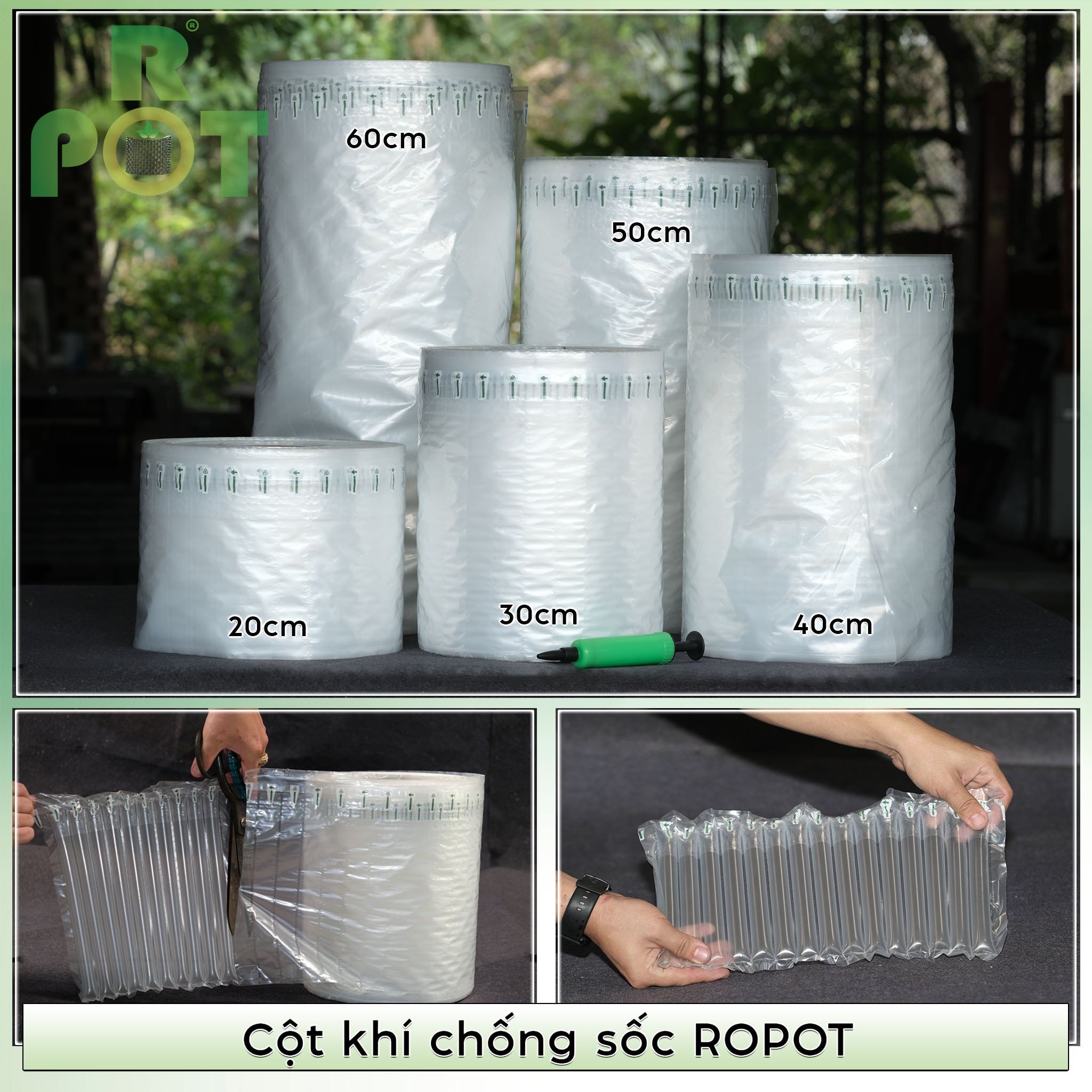 Cột Khí Chống Sốc Cao 50 Cm x 50m