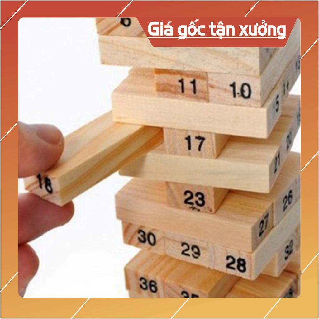 -XẢ HÀNG- Bộ đồ chơi rút gỗ 54 thanh mini