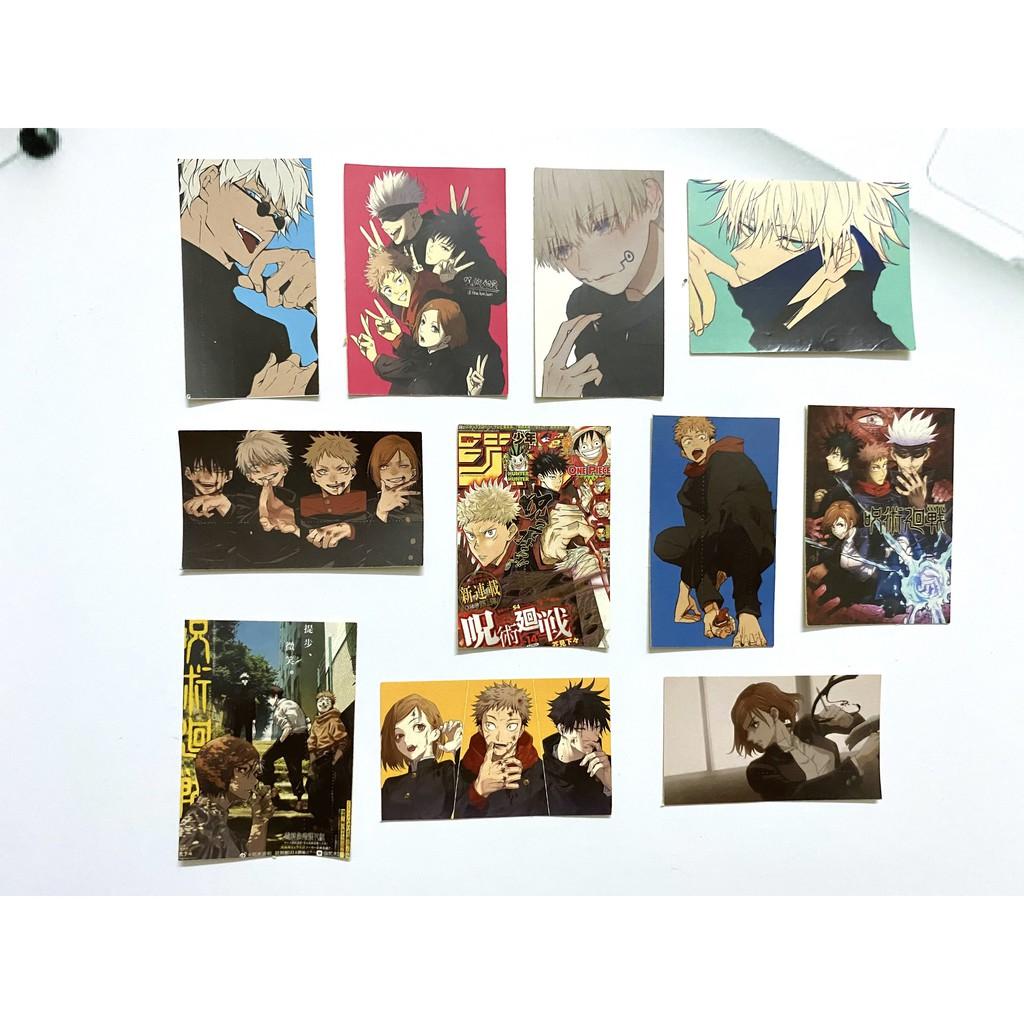 Bộ hình dán - sticker anime Chú thuật hồi chiến Jujutsu Kaisen dán trang trí laptop, máy tính bỏ túi,...