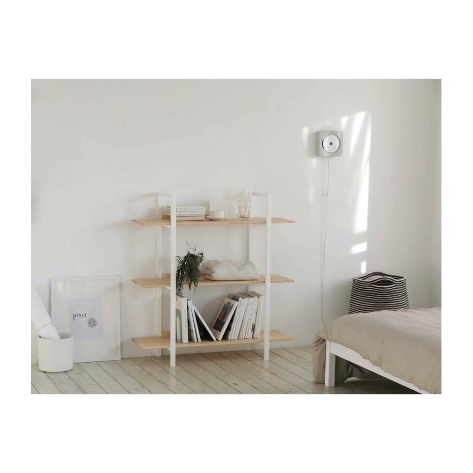 KỆ SÁCH 3 TẦNG KIỂU HÀN QUỐC B BOOKSHELF - MÀU TRẮNG PHỐI GỖ