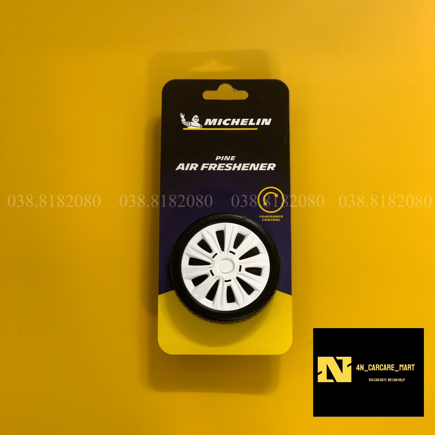 Sáp Thơm Ô Tô MICHELIN Khử Mùi Xe Hơi Cao Cấp - Michelin Organic Can Air Freshener mùi hương bubble gum