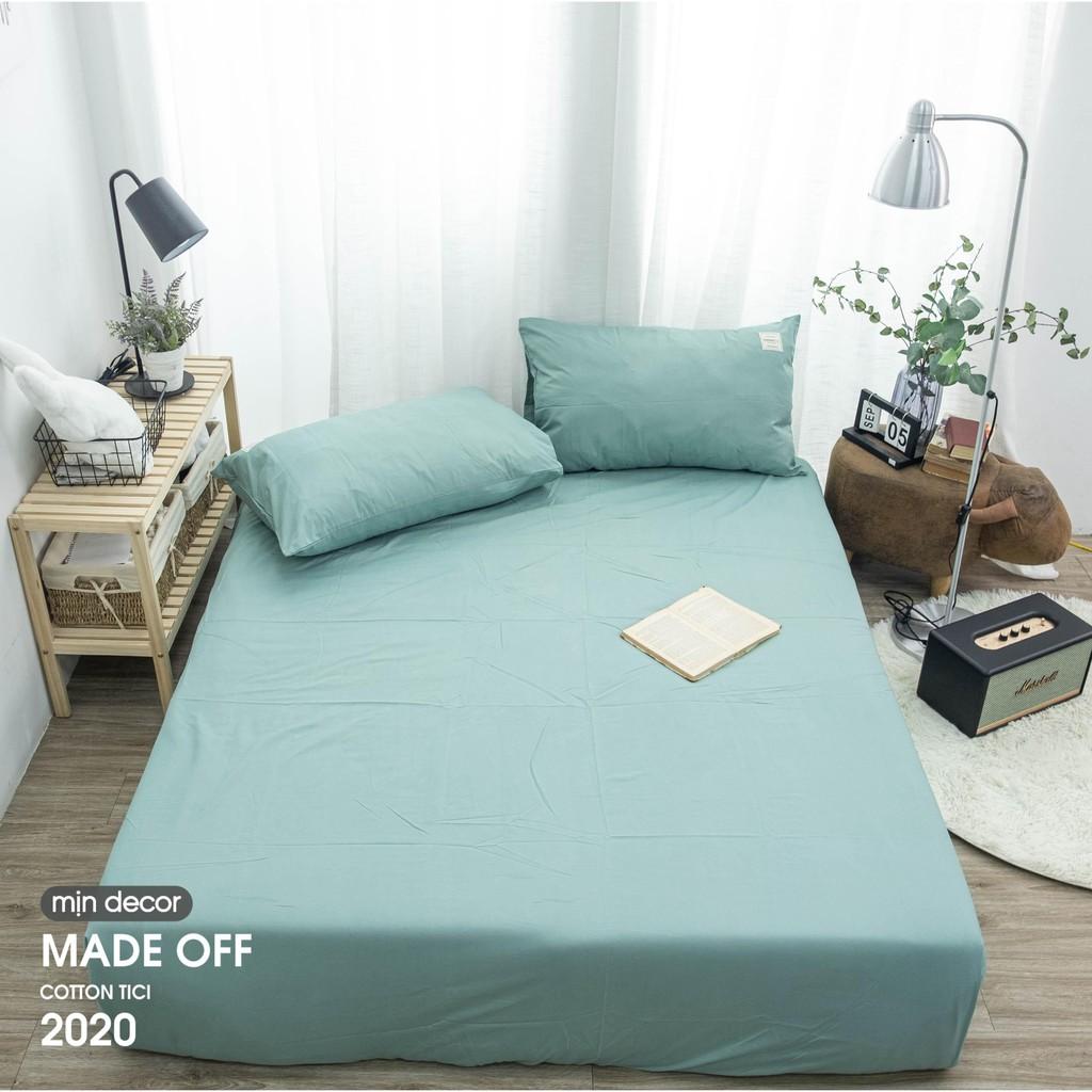 Ga Gối Tici Ga Trải Giường Nâu Mềm Mịn - Thiết Kế Mịn Decor