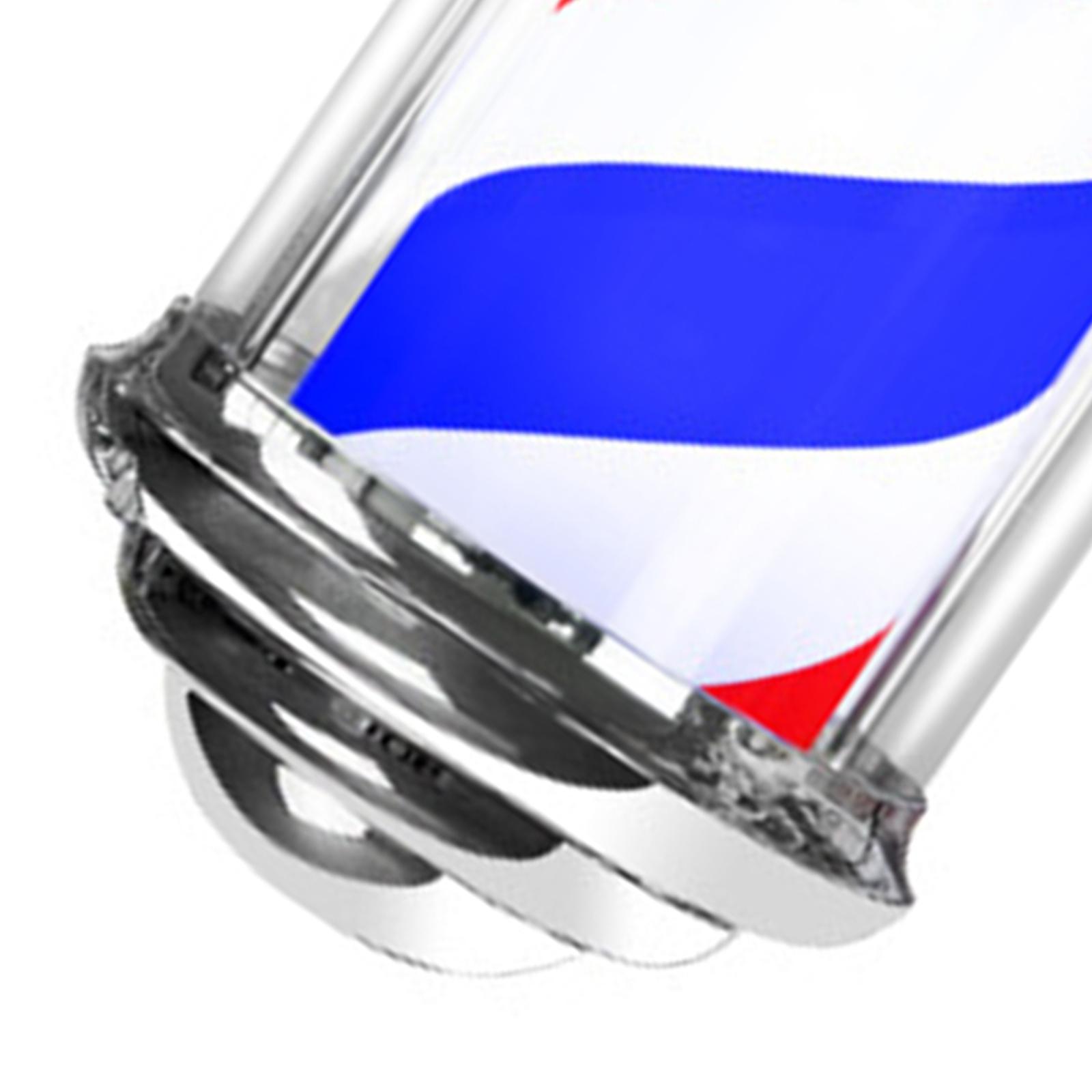 Barber Shop Pole Light Stripe Rotating Hair Salon Shop Sign for Outdoor