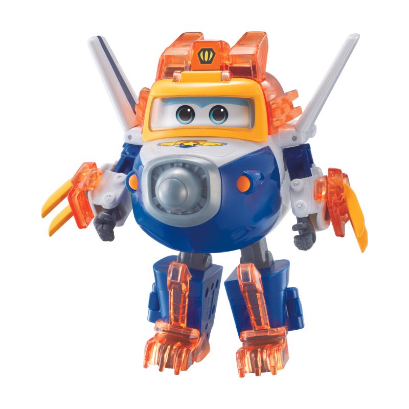 Đồ Chơi SUPERWINGS Robot Biến Hình Siêu Vệ Binh Cảnh Sát Paul Và Quả Bóng Sức Mạnh Muôn Thú YW760965