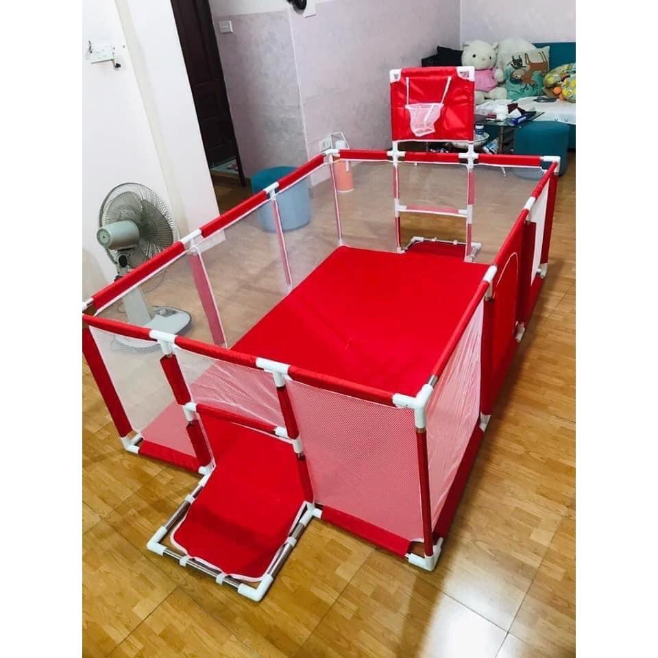 Quây bóng cho bé khung inox cao cấp loại 1