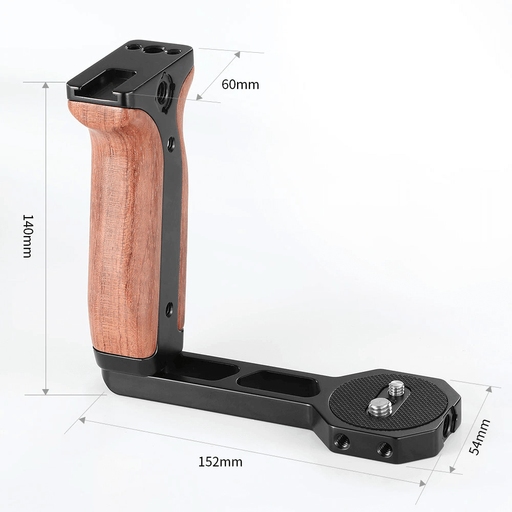 Phụ Kiện Quay SMALLRIG UNIVERSAL WOODEN SIDE HANDLE FOR RONIN S | ZHIYUN CRANE SERIES HANDHELD GIMBAL 2222 - Hàng Nhập Khẩu