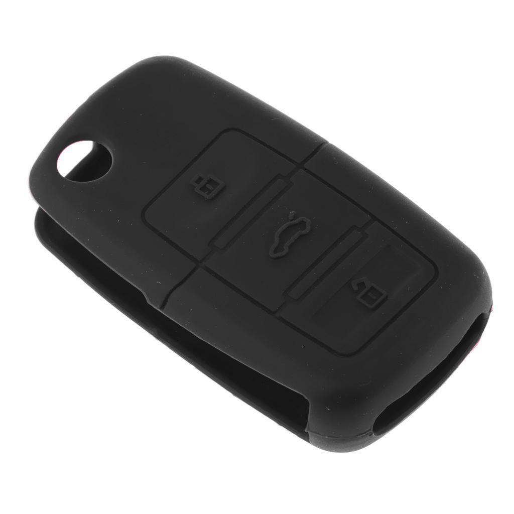 Silicone Cover For Seat Remote Key Fob Case Entry 3 Button