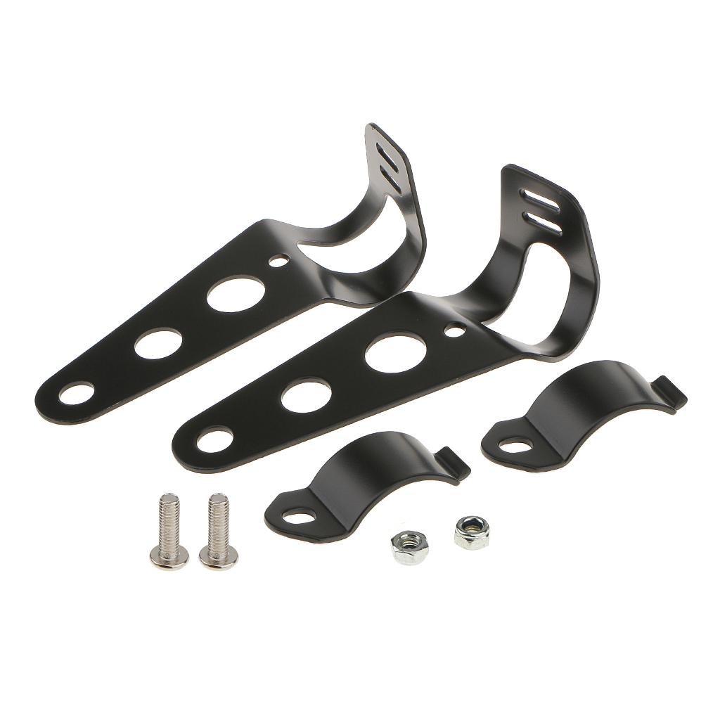Universal Motorcycle Motorbike Headlight Mount Bracket 28-36mm Fork Mounting