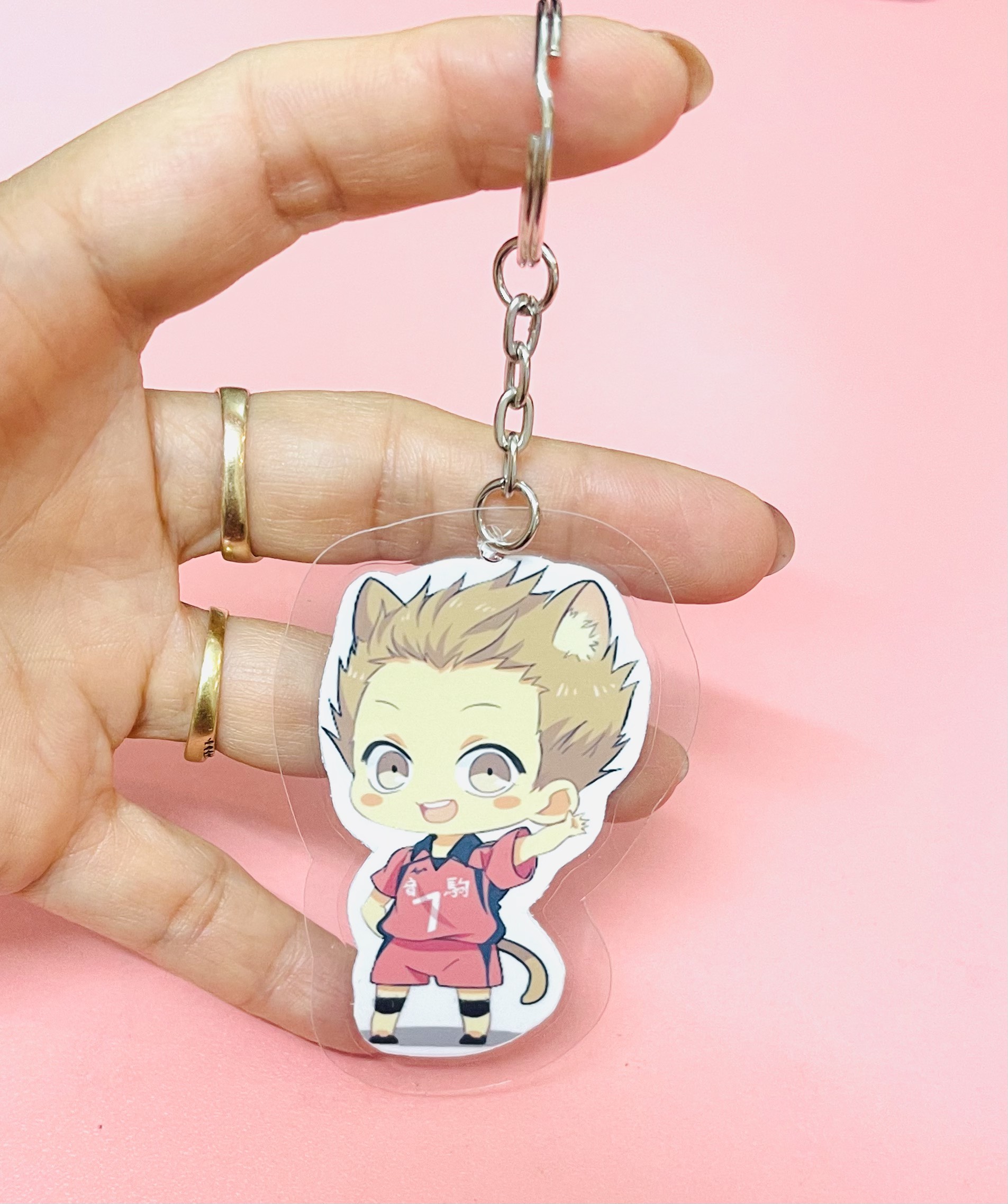 Set 8 Móc khóa cắt tỉa Haikyuu