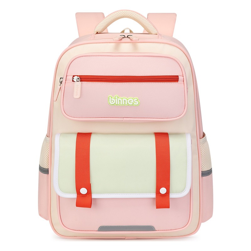 BINBES - BNS-6051L  Balo học sinh Cấp 1 siêu nhẹ, chống gù, chống thấm nước(KT 39x29x15cm), cặp sách học sinh chính hãng