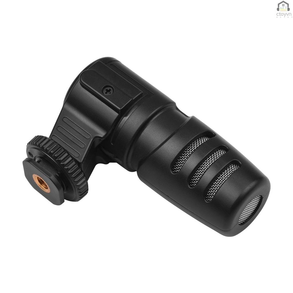 Micro cài áo kèm giá đỡ giắc cắm 3.5mm 1/4-inch và pin 110mAh dùng cho máy ảnh DSLR