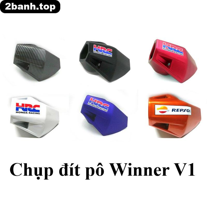 Chụp đít pô xe Winner V1 - Trắng