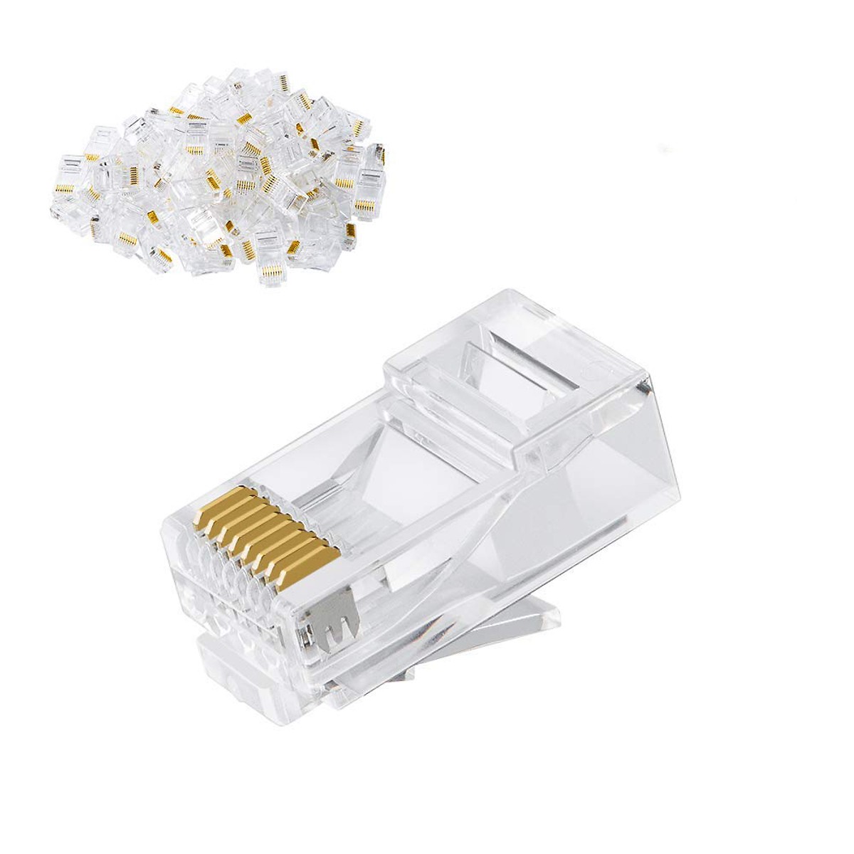 Hạng Mạng Cat6 RJ45 AMTako (100 Hạt) - Hàng Chính Hãng