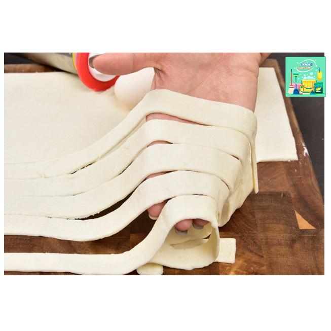 Con lăn cắt bánh Pizza bằng thép không gỉ chống dính có thể điều chỉnh kích thước - TT1170