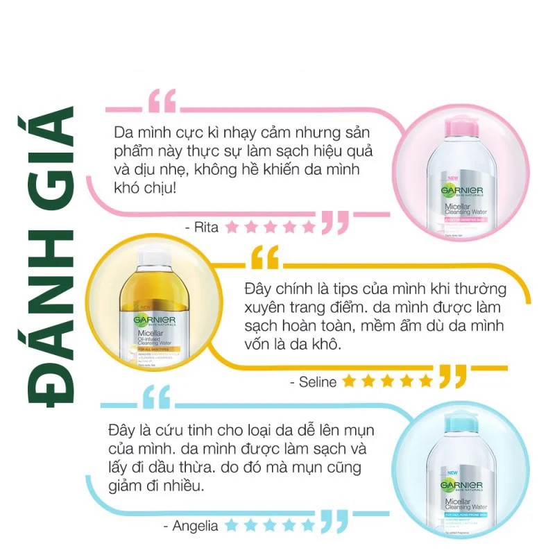 Nước Tẩy Trang Cho Da Dầu Mụn, Hỗn Hợp Làm Sạch Sâu Dịu Nhẹ Micellar Water For Oily & Acne-Prone Skin 400/125m
