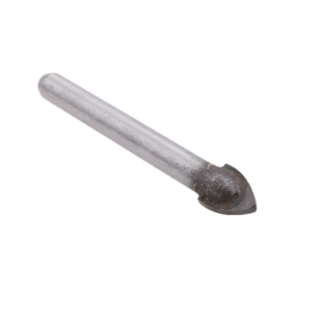 10x Alloy Carbide Drill Bit Glass Tile Mirror Ceramic Spear Head Bit 10,8mm