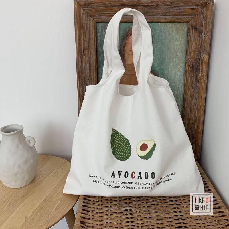 Túi tote vải đeo chéo canvas bag giá rẻ đẹp đi học