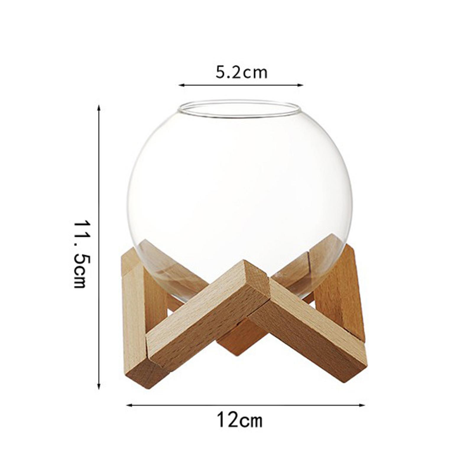 Cocktail Glass with Wood Stand Martini Glass for Wedding