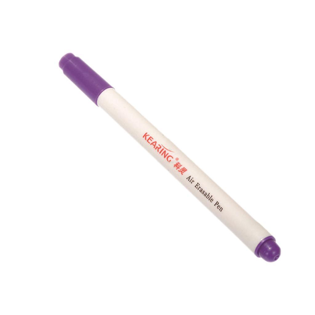 1 Piece 0.8mm Air Erasable Pen Auto-Vanishing Pen for DIY Fabric Marking Purple