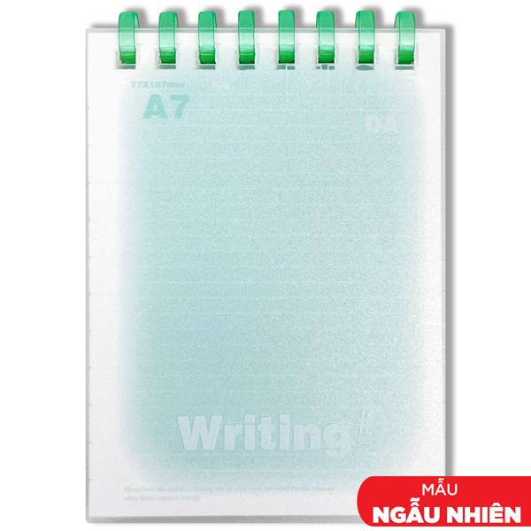 Sổ Lò Xo A7 - Kẻ Ngang - 140 Trang - Depai 042-4 - Writing (Mẫu Màu Giao Ngẫu Nhiên)