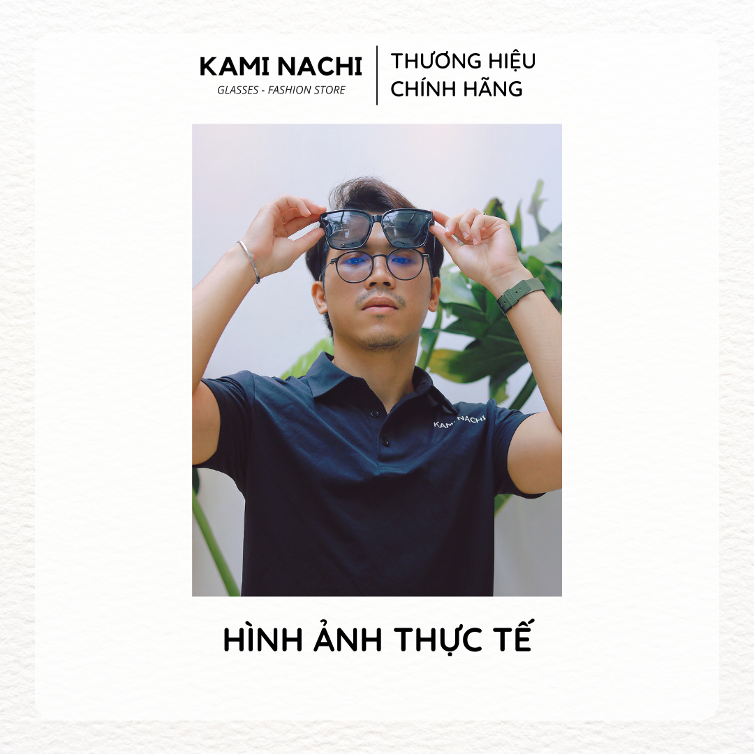 Gọng kính Shield Glasses chống phân cực, chống tia UV, có thể đeo cùng lúc với kính cận KAMI NACHI T8802