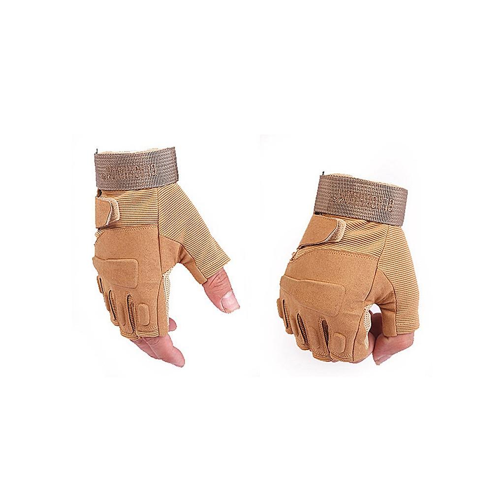 Găng tay thể thao Winwinshop88 GT22 - Màu Nâu Cam - Nâu cam