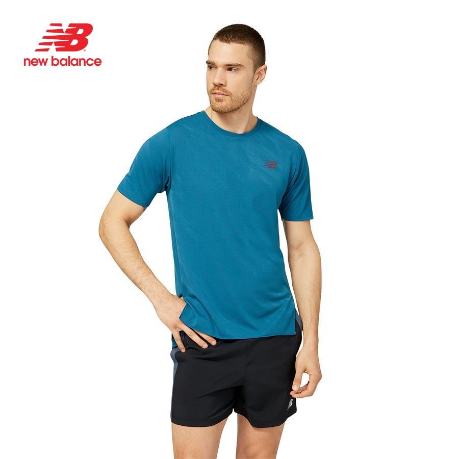 Áo thun thể thao nam New Balance APP RUNNING T-SHIRT M DARKMOON - MT23281DMS (form quốc tế)