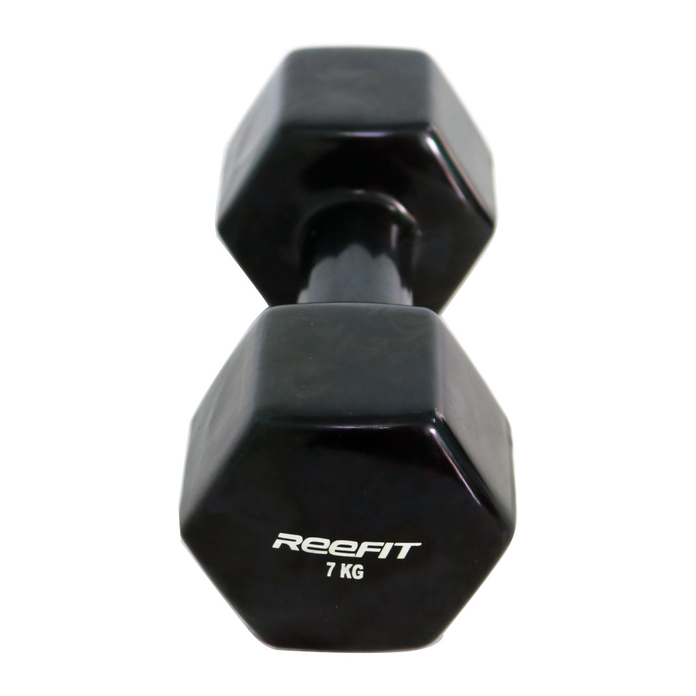 Bộ 2 tạ tay cao su Reefit màu đen 7kg